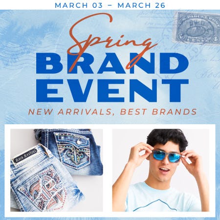 Spring Brand Event Wardrobe Giveaway March 3rd - March 26th from Buckle