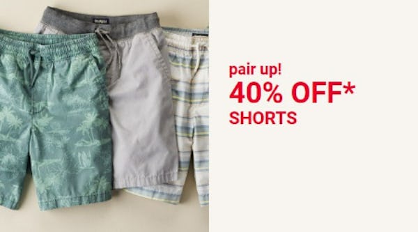 40% Off Shorts