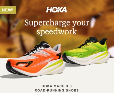 HOKA MACH X 3 Road-Running Shoes
