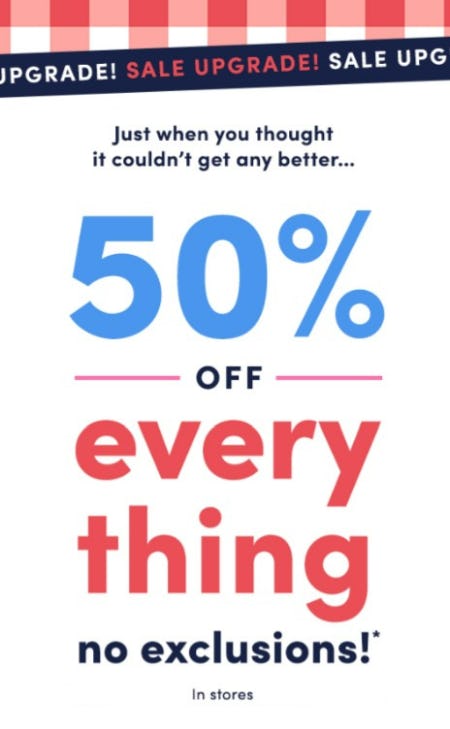 50% Off Everything from J.Crew Factory