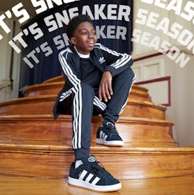 Rock Sneaker Season in Kids’ Black & White Kicks