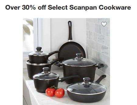 Over 30% off Select Scanpan Cookware