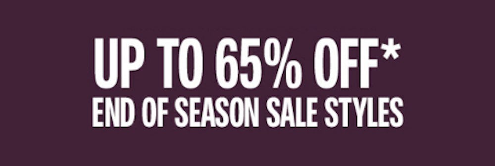 End of Season Sale