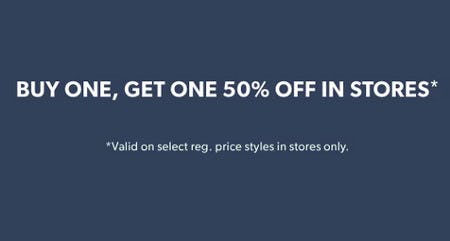 Buy One, Get One 50% off from maurices