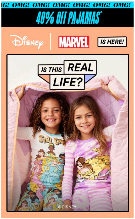 40% Off Pajamas from Cotton On Kids