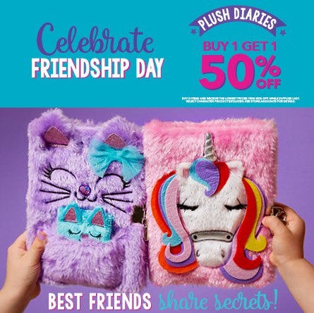 Celebrate International Day of Friendship by shopping for your besties at Claire's! from Claire's