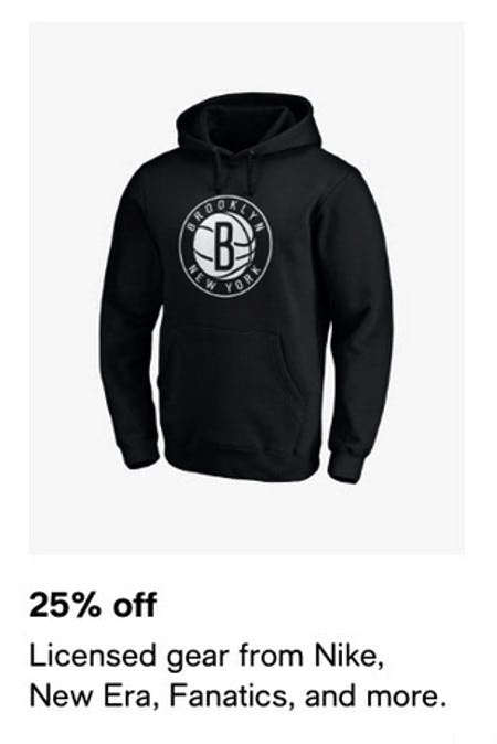 25% Off Licensed Gear From Nike, New Era, Fanatics, and More at macy's |  Mayfair
