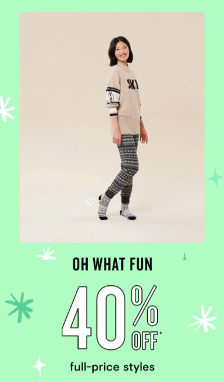 40% Off Full-Price Styles from Loft