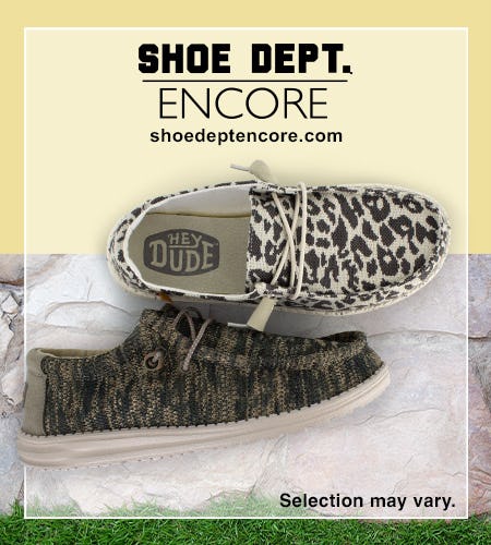 Set Out for Summer Fun from Shoe Dept. Encore