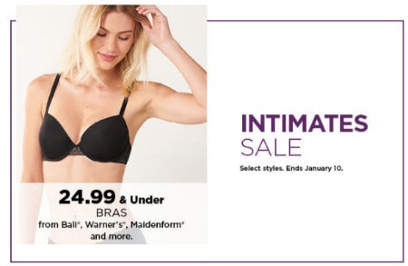 kohl's intimates sale