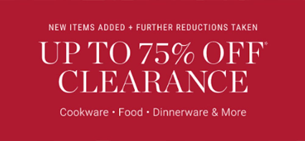 Up to 75% Off Clearance