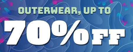 Outerwear Up to 70% Off