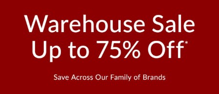 Warehouse Sale: Up to 75% Off from Pottery Barn Kids