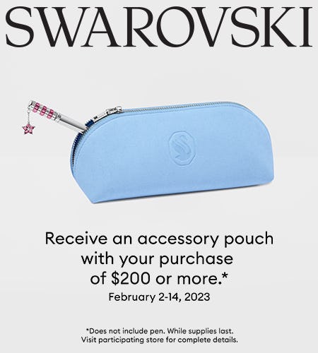 Swarovski Valentine's Day Gift with Purchase Promotion from Swarovski