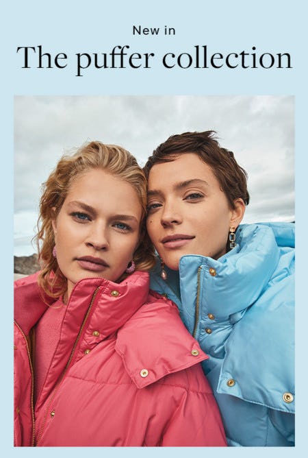 New In: The Puffer Collection from J.Crew