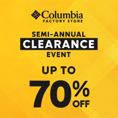 Semi-Annual Clearance Event