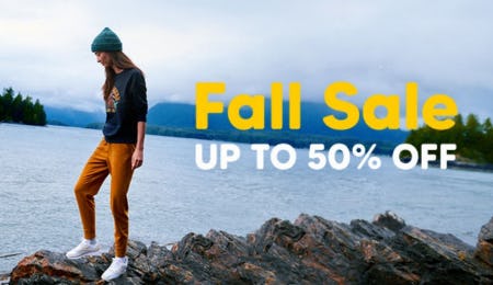 Fall Sale Up to 50% Off