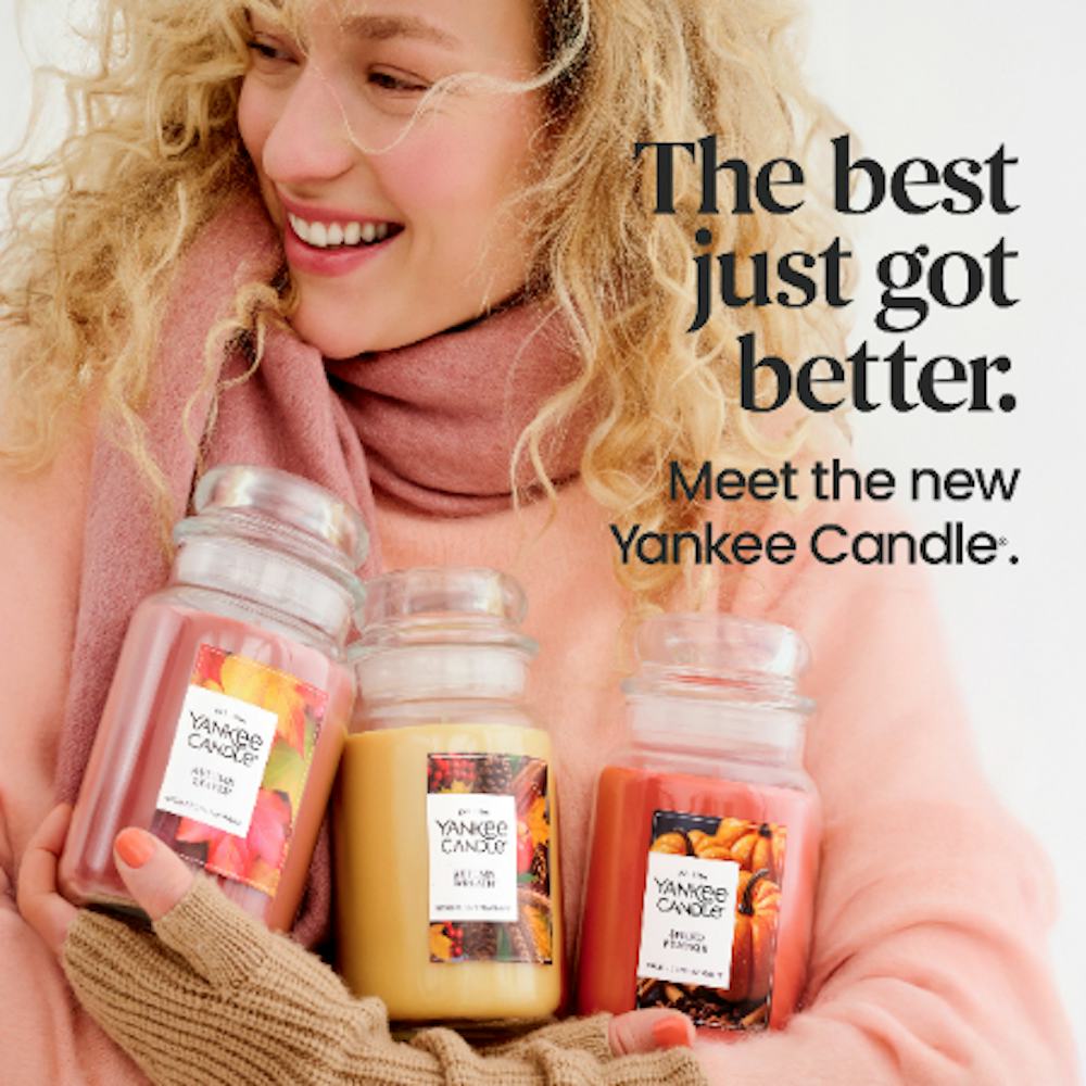 The best just got better. Meet the new Yankee Candle®.