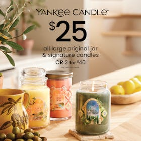 $25 or 2/$40 All Large Original and Signature Candles