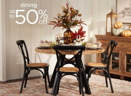 Dining Up to 50% Off