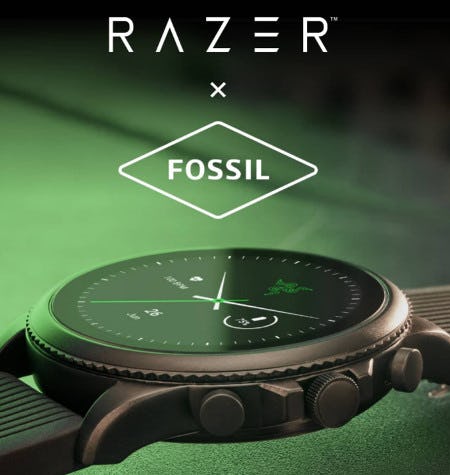 It's Go Time: Razer x Fossil Gen 6 Is Here from Fossil