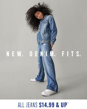 All Jeans $14.99 and Up