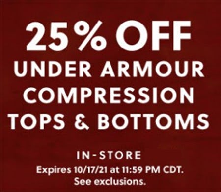 25 Off Nike Compression Tops Bottoms At Hibbett Sports Peachtree Mall