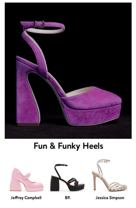 Fun and Funky Heels from Nordstrom