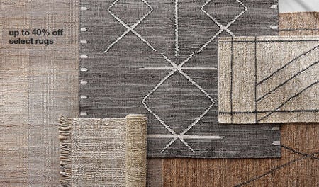 Up to 40% Off Select Rugs from Crate & Barrel