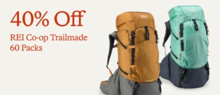 40% Off REI Co-op Trailmade 60 Packs