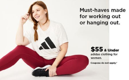 $55 & Under Adidas Clothing for Women from Kohl's                                  