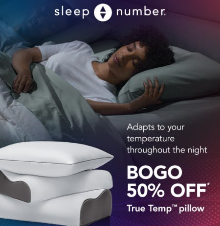 BOGO 50% Off True Temp Pillow