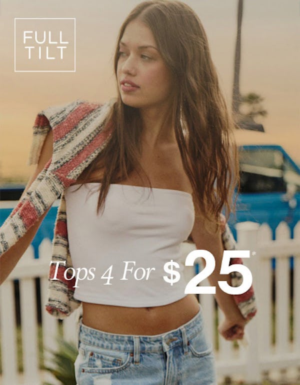 Tops 4 For $25