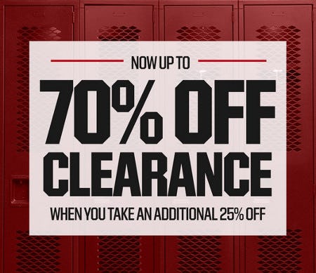 Now Up to 70% Off Clearance from Dick's Sporting Goods
