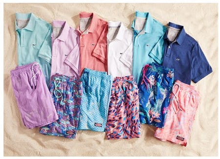 The Perfect Spring Pairing: Edgartown Polos & Chappy Trunks from Vineyard Vines