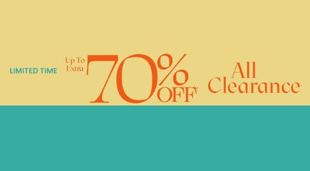 Up to Extra 70% Off All Clearance from PacSun