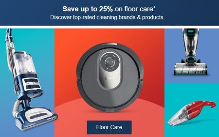 Save Up to 25% on Floor Care from Target