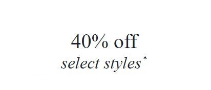 40% Off Select Styles from Abercrombie Kids