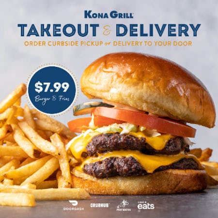 $7.99 Cheeseburger - Take Out & Delivery