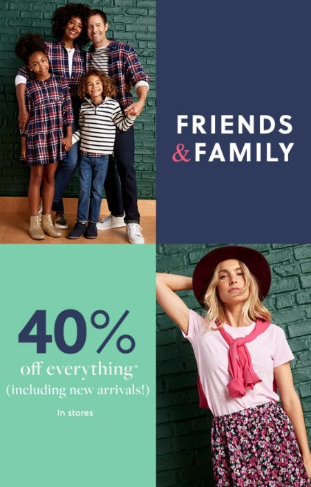 40% Off Everything from J.Crew Factory