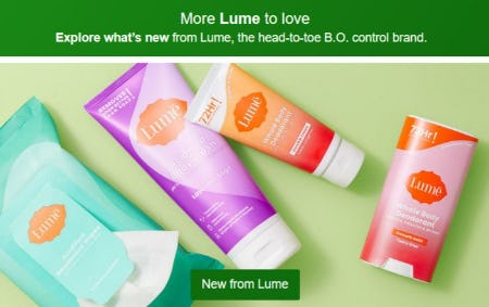 New From Lume from Target