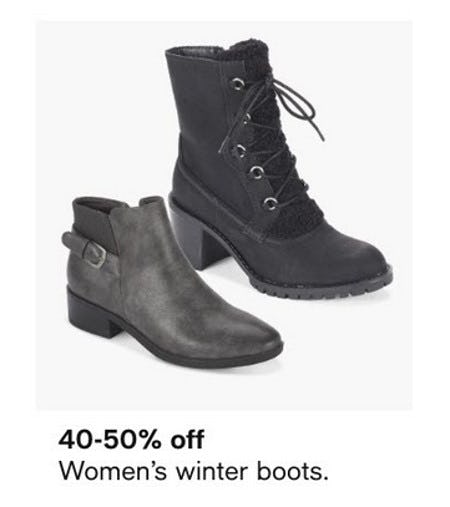 40-50% Off Women's Winter Boots