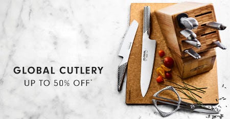 Up to 50% Off Global Cutlery