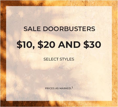 Sale Doorbusters