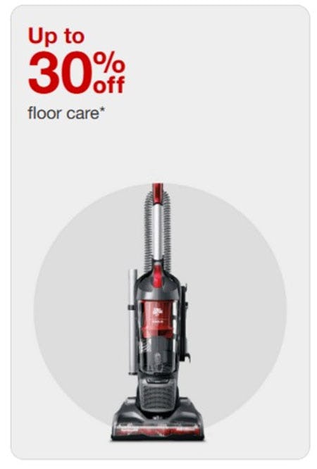 Up to 30% Off Floor Care from Target