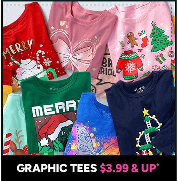 Graphic Tees $3.99 and Up