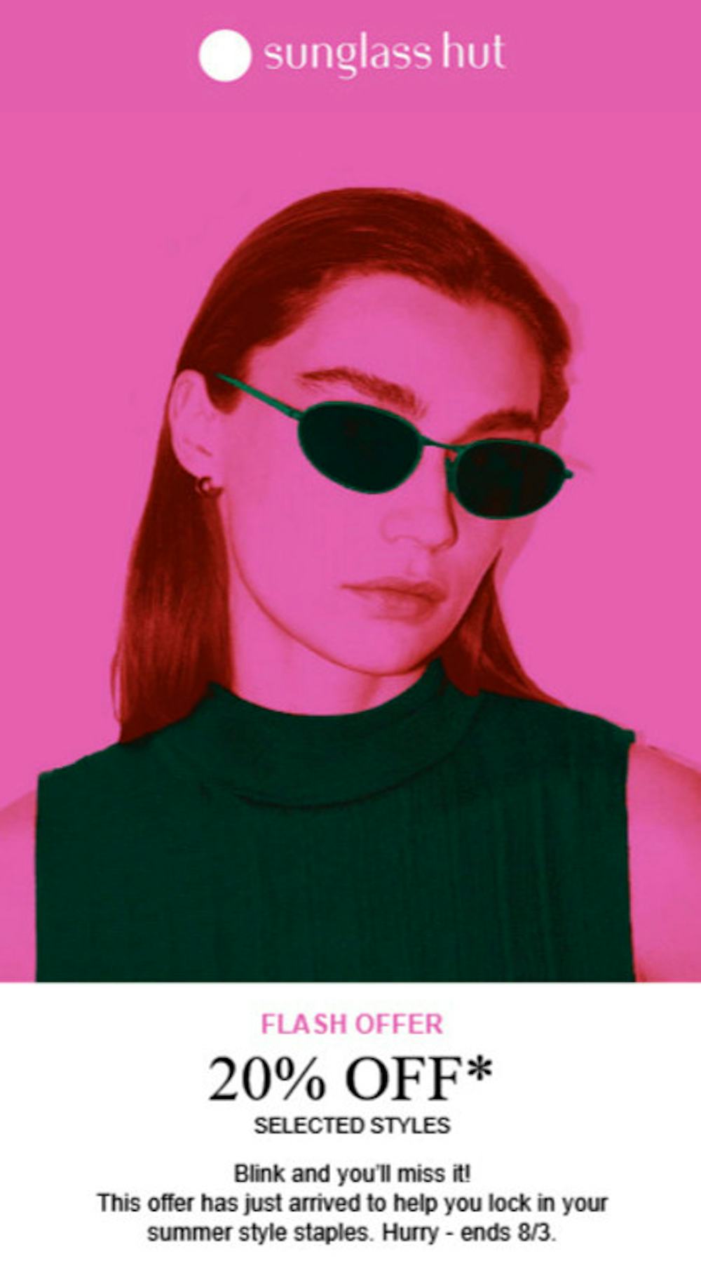 20% off Selected Styles