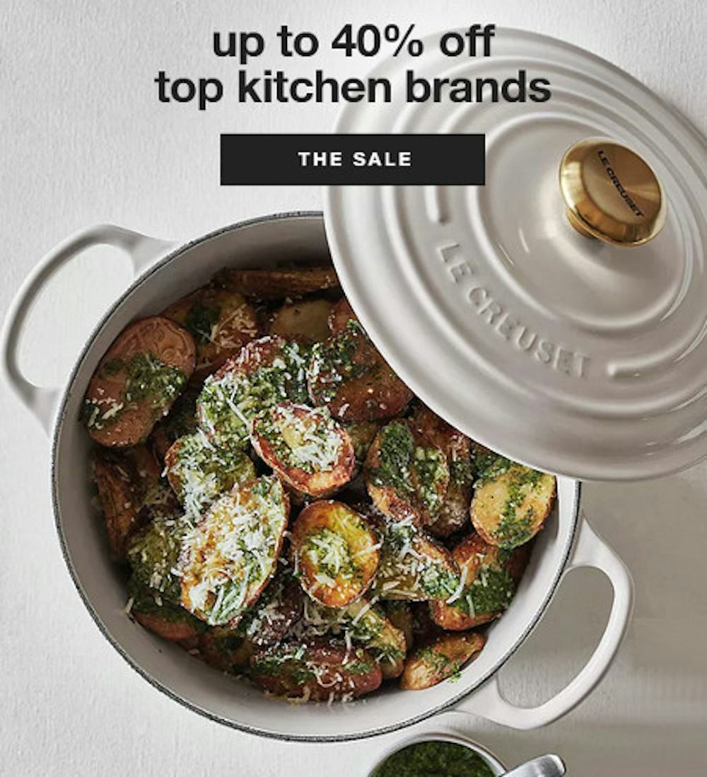 Up to 40% off Top Kitchen Brands