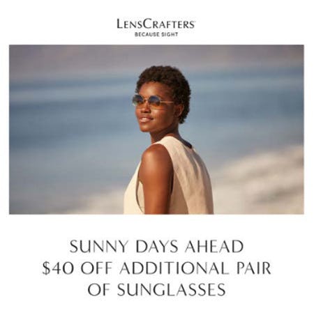 $40 Off Plano Sun from LensCrafters