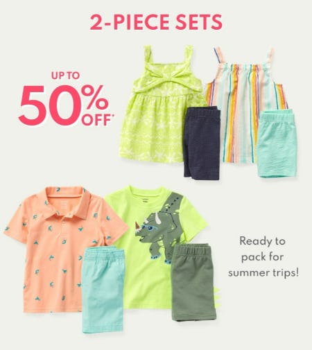 2-Piece Sets Up to 50% Off from Carter's Oshkosh